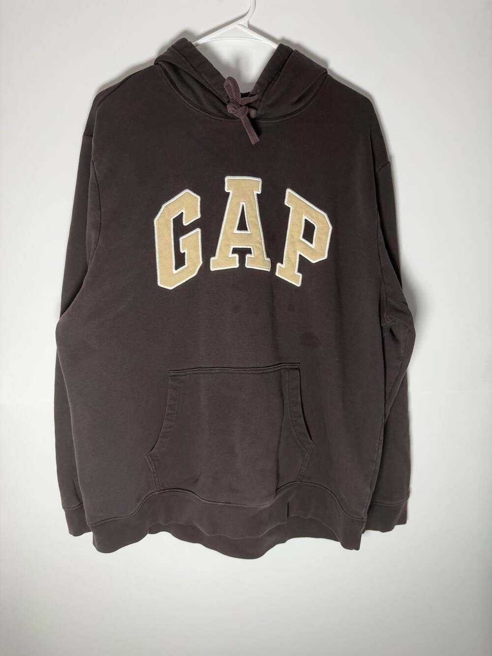 Gap Brown Arch Logo Hoodie XL